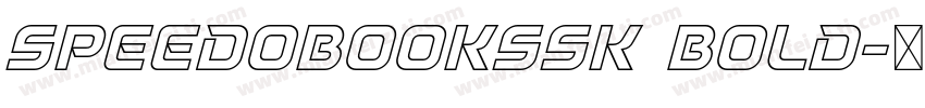 SpeedoBookSSK Bold字体转换